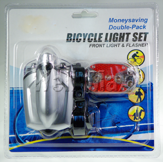 2PC Combination Bicycle Bike Lights Set
